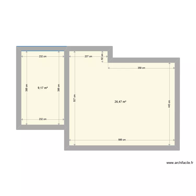 19 Square des Hauts Blosne - Rennes. Plan de 