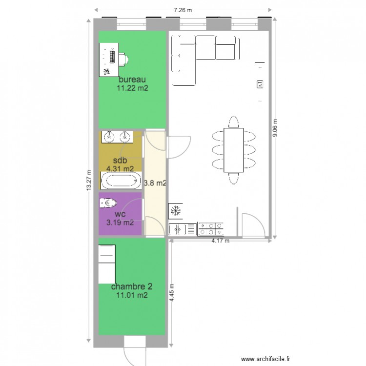chabriant. Plan de 0 pièce et 0 m2