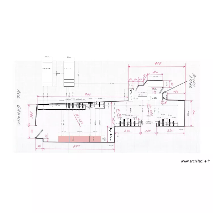 Fontainebleau. Plan de 