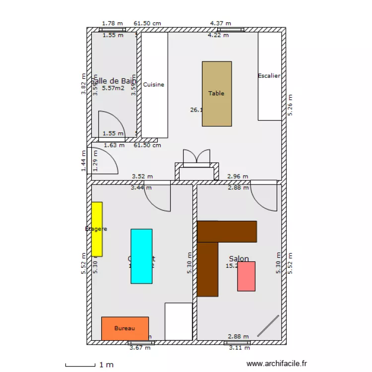 RDZ appartement. Plan de RDZ appartement. Plan de