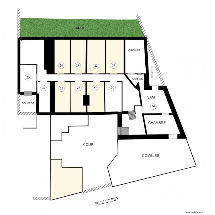 VANVES. Plan de 0 pièce et 0 m2