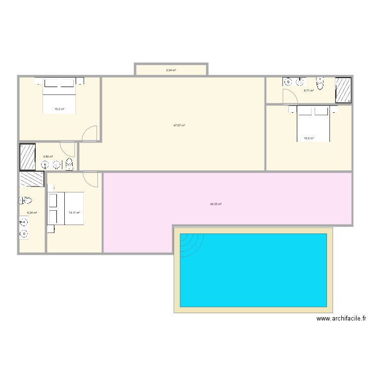 chong mon 1 modifier 140 150 m2. Plan de 0 pièce et 0 m2