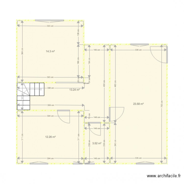 BEAUGENDRE rdc. Plan de 0 pièce et 0 m2