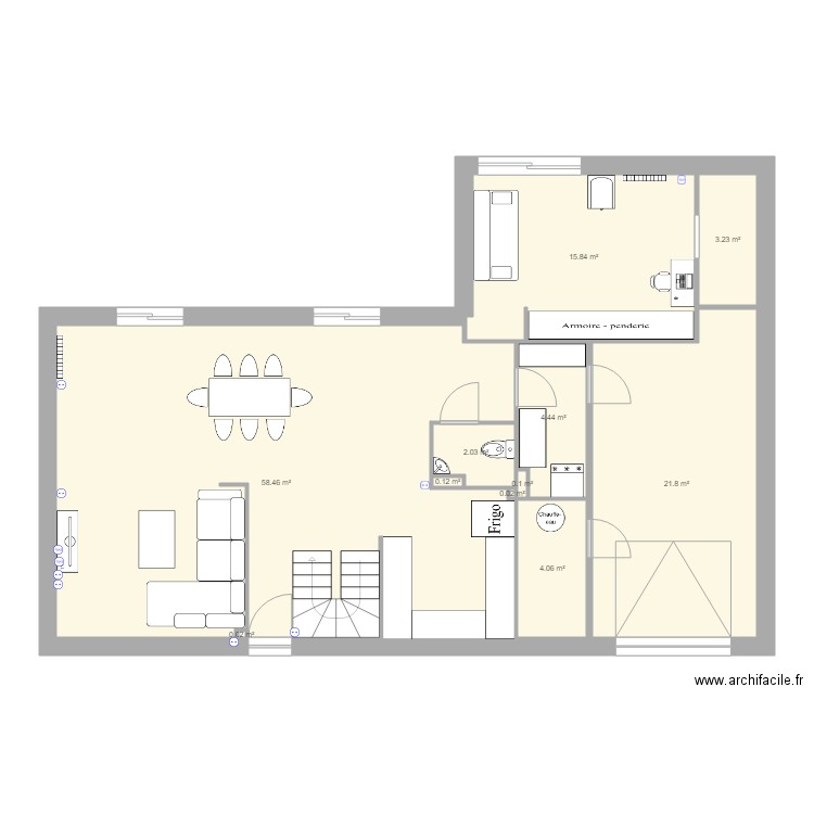 Maison bas. Plan de 0 pièce et 0 m2