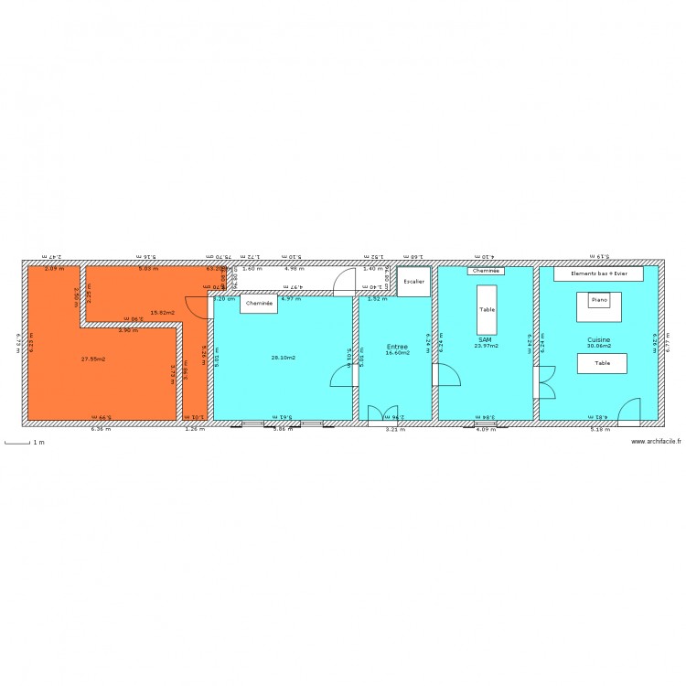 Mas RDC Modif. Plan de 0 pièce et 0 m2