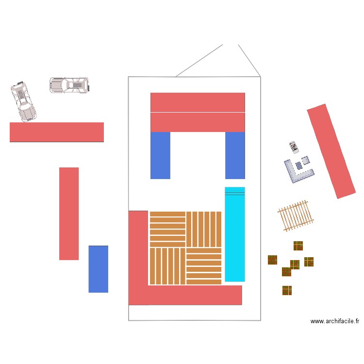 plan terrain 2. Plan de 0 pièce et 0 m2