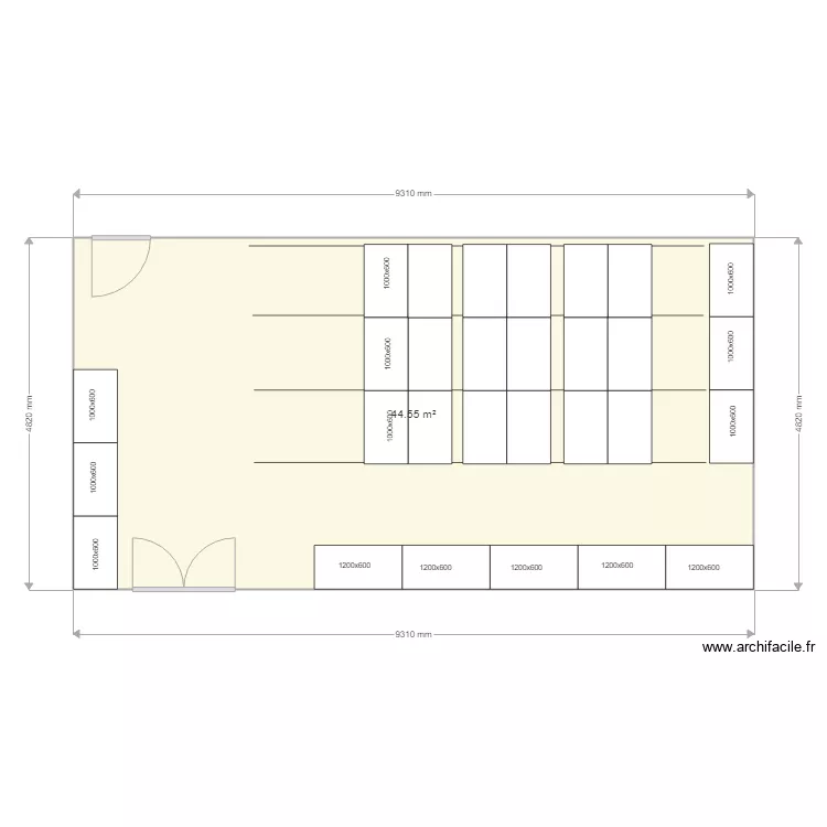 Medipole Garonne DE19 0999. Plan de 
