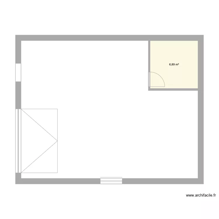 MAISON AVEC SOUS SOL. Plan de 