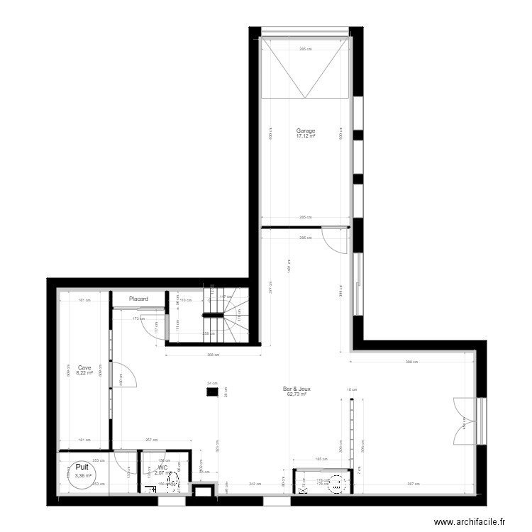 Plan rénovation Gaby. Plan de 0 pièce et 0 m2