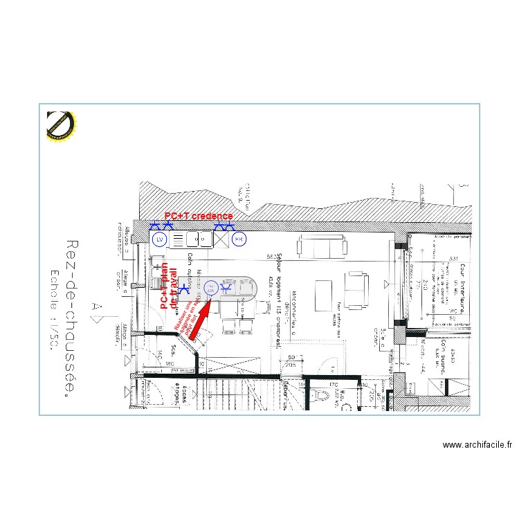 Plan St Catherine  Cuisine. Plan de 0 pièce et 0 m2