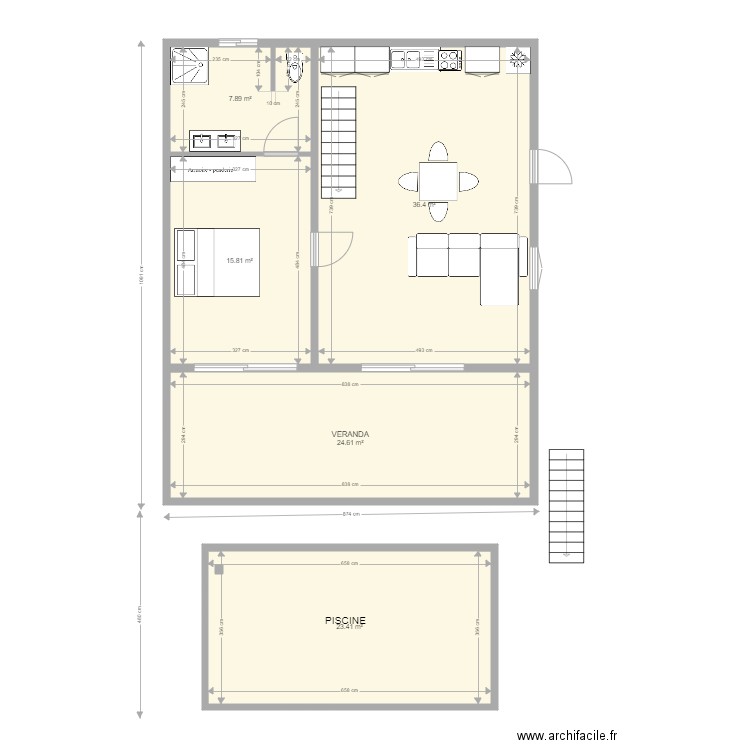 Maison Enrique. Plan de 0 pièce et 0 m2