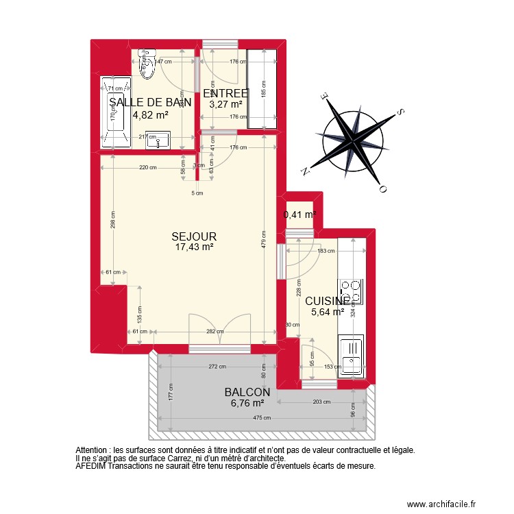 BI 9770 . Plan de 9 pièces et 39 m2