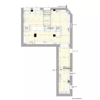 Patisserie Rez de chauss&eacute;e &eacute;clairage plafond