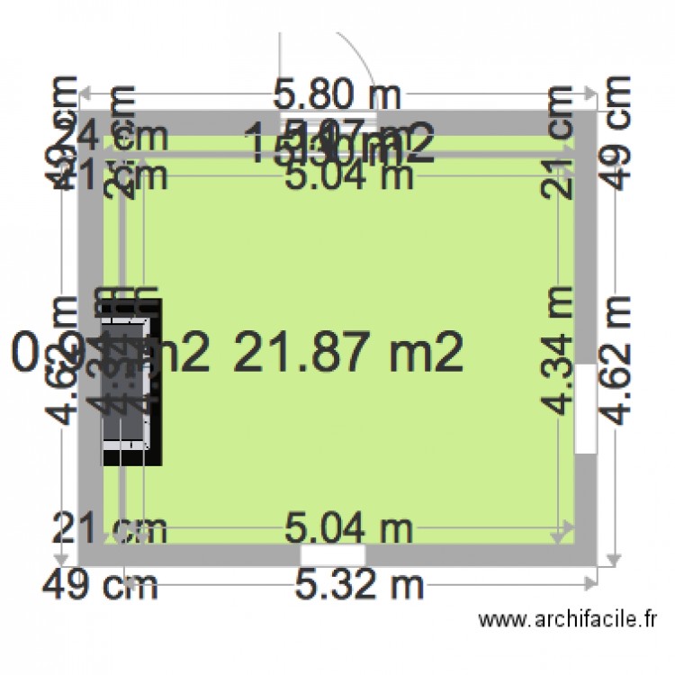 MAS 4 entrée cave voûtée. Plan de 0 pièce et 0 m2