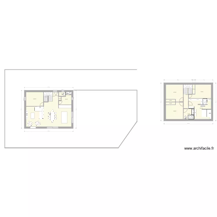 plan de maison. Plan de 