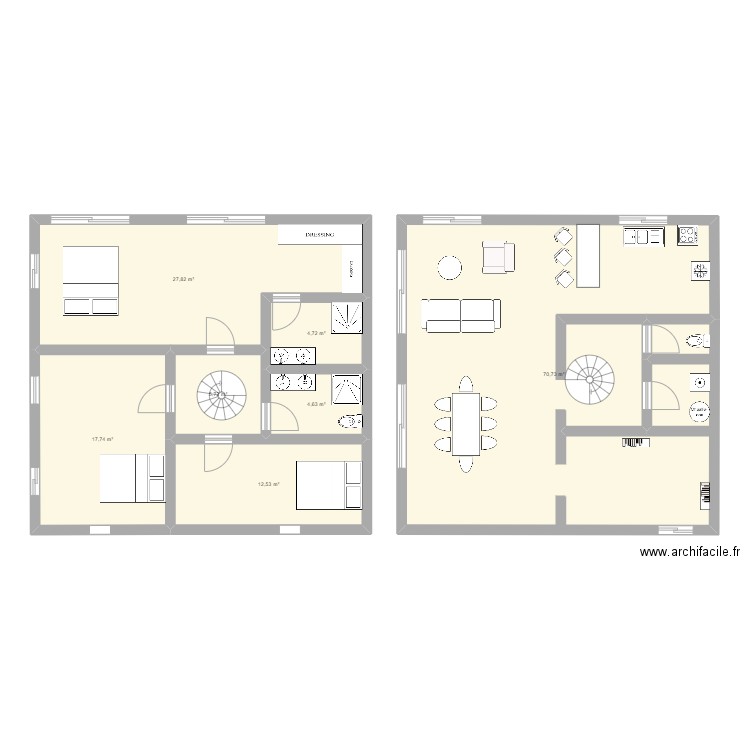 Maison RD base 2. Plan de 0 pièce et 0 m2