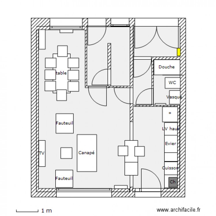 RC Projet V16 - Deplcmt tabl elec. Plan de 0 pièce et 0 m2