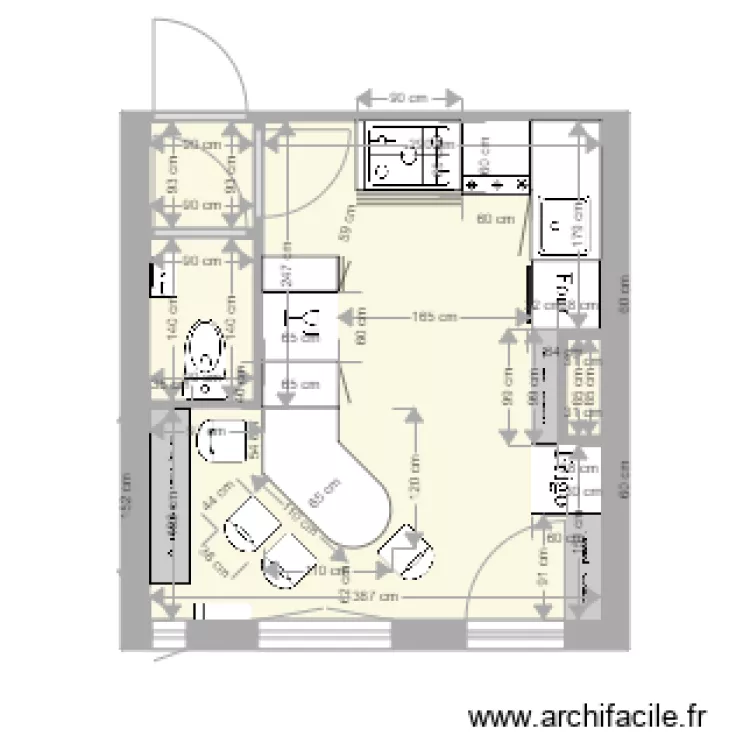 CUISINE 3. Plan de 