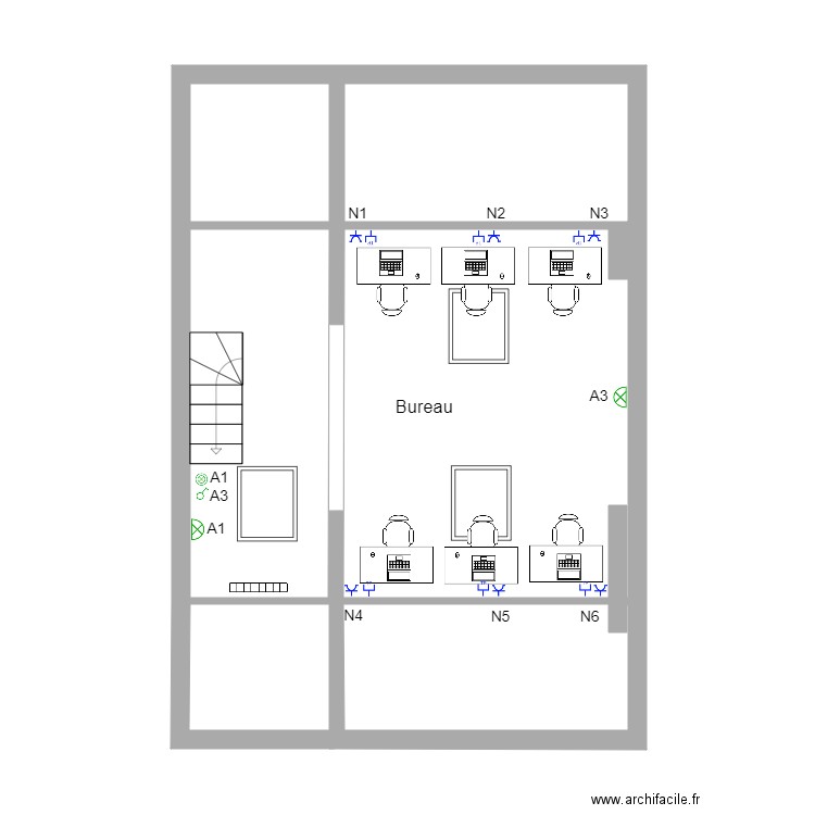 DENIS étage 3. Plan de 0 pièce et 0 m2