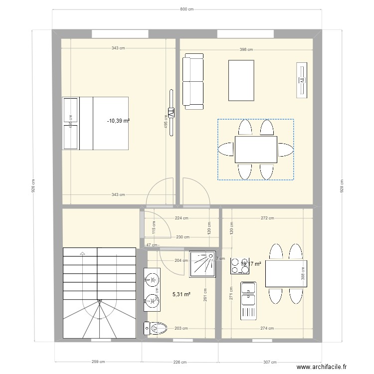Etage 1. Plan de 0 pièce et 0 m2