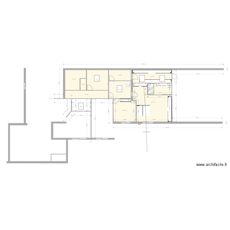plan chambre sup S2bETTOILETTE. Plan de 0 pièce et 0 m2
