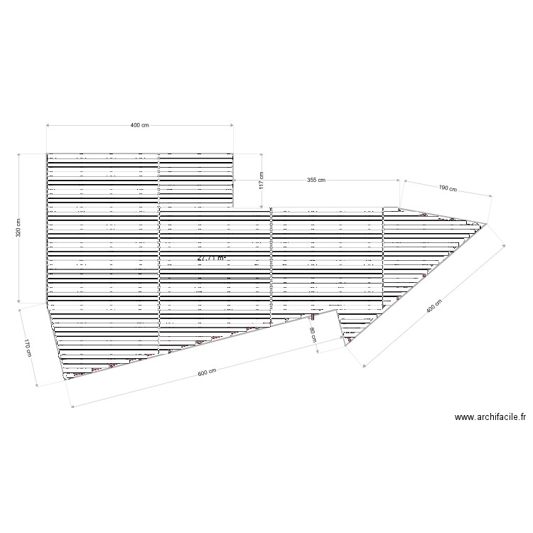 Terrasse bois Est. Plan de 0 pièce et 0 m2