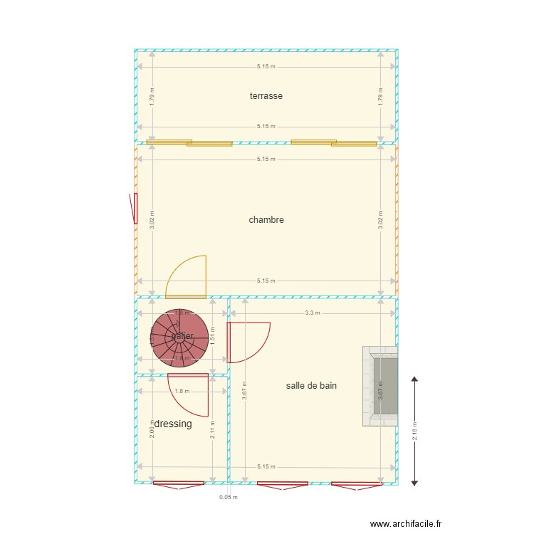 saint georges des agouts R 1. Plan de 0 pièce et 0 m2