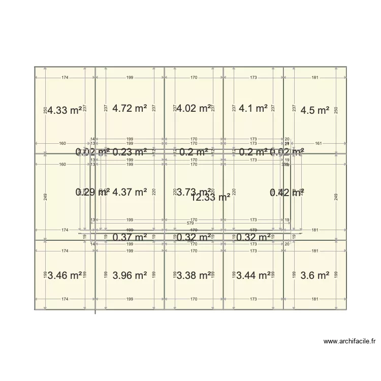 PLAN TERRAIN CHONG MON. Plan de 
