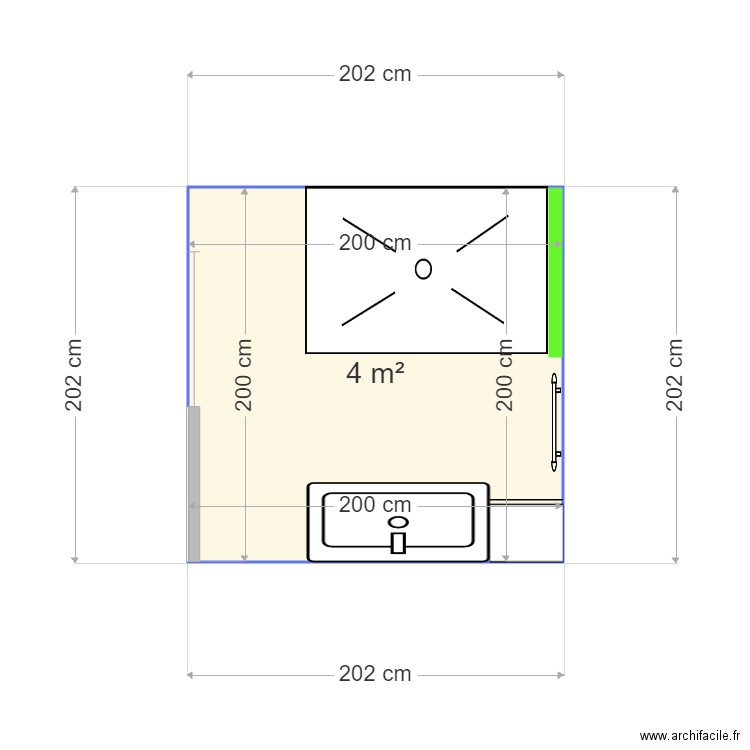 detout sdb . Plan de 0 pièce et 0 m2