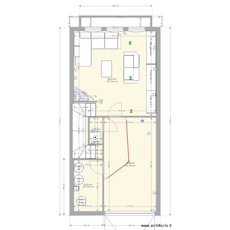 sous sol m2 et 3. Plan de 0 pièce et 0 m2