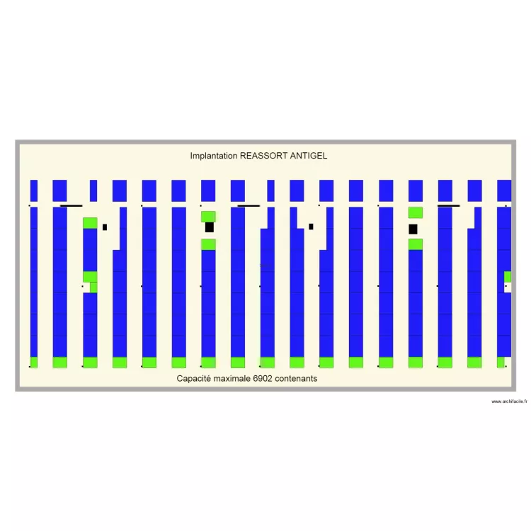 Implantation ATG REA. Plan de 