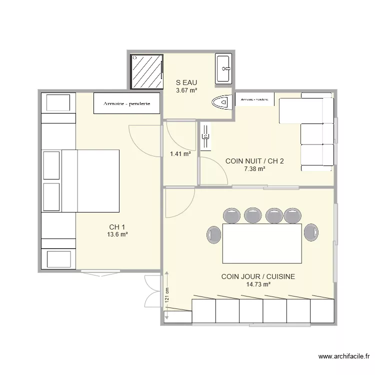 VILLA LA CHAUMIERE PROJET 190520. Plan de 