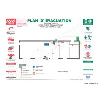 Plan de alarme incendie Salle MORLAES