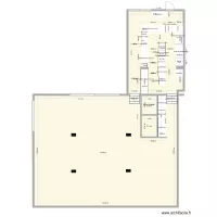 Plan basse Chico s et bar version 6 avec plonge dans garage