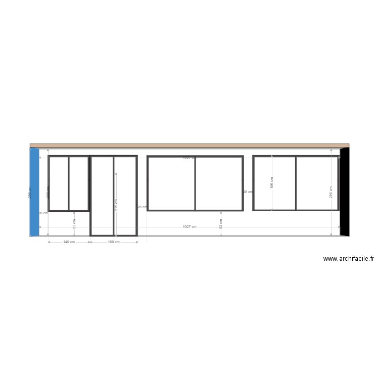 FENETRE DUPONT SUD. Plan de 0 pièce et 0 m2