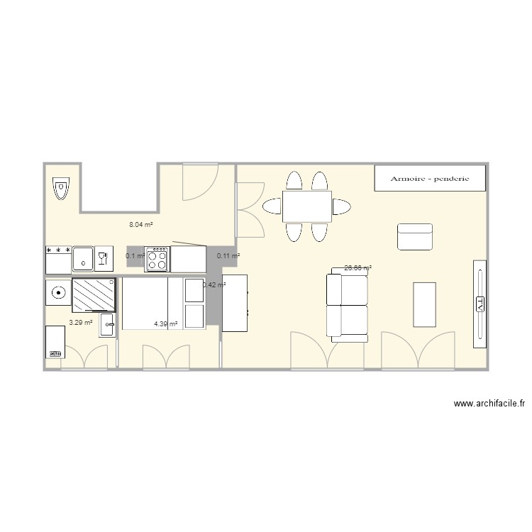 Dupleix 2. Plan de 0 pièce et 0 m2