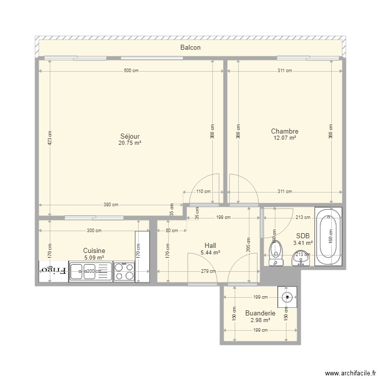 Gretry 48 bte 0026. Plan de 0 pièce et 0 m2