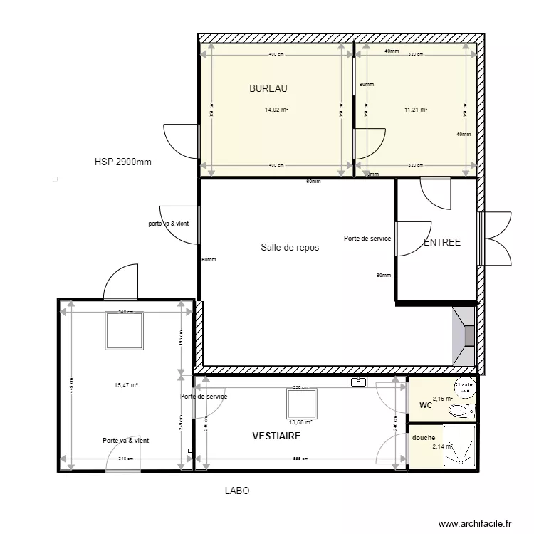 Boucherie Flers 10. Plan de 