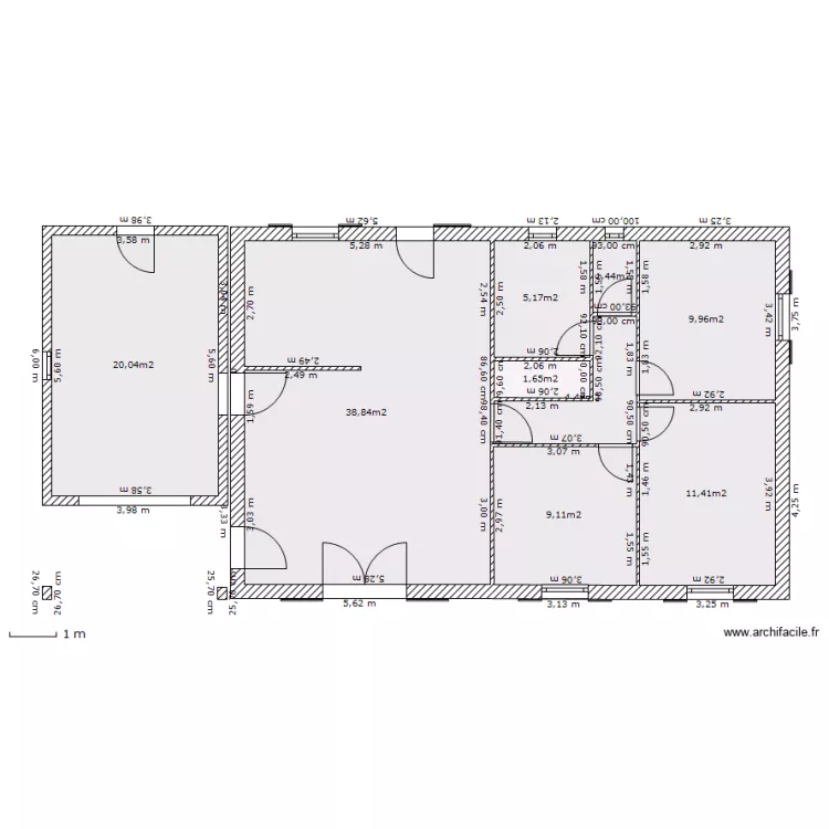 maison ampus 82 m2   garage2. Plan de 