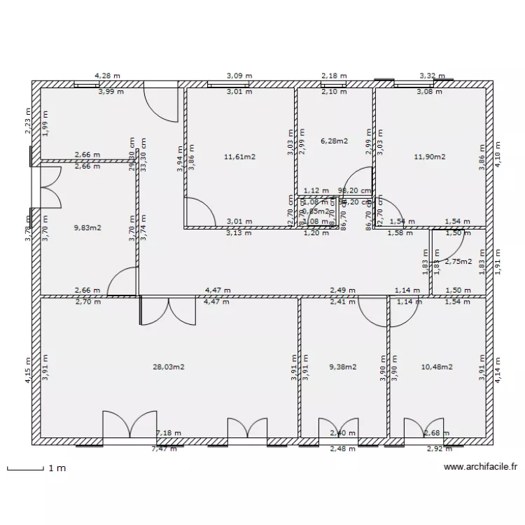 maison. Plan de maison. Plan de