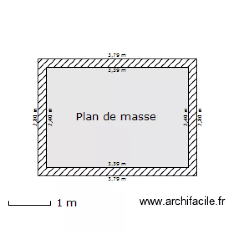 Plan de masse. Plan de Plan de masse. Plan de