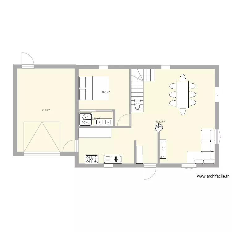maison. Plan de maison. Plan de