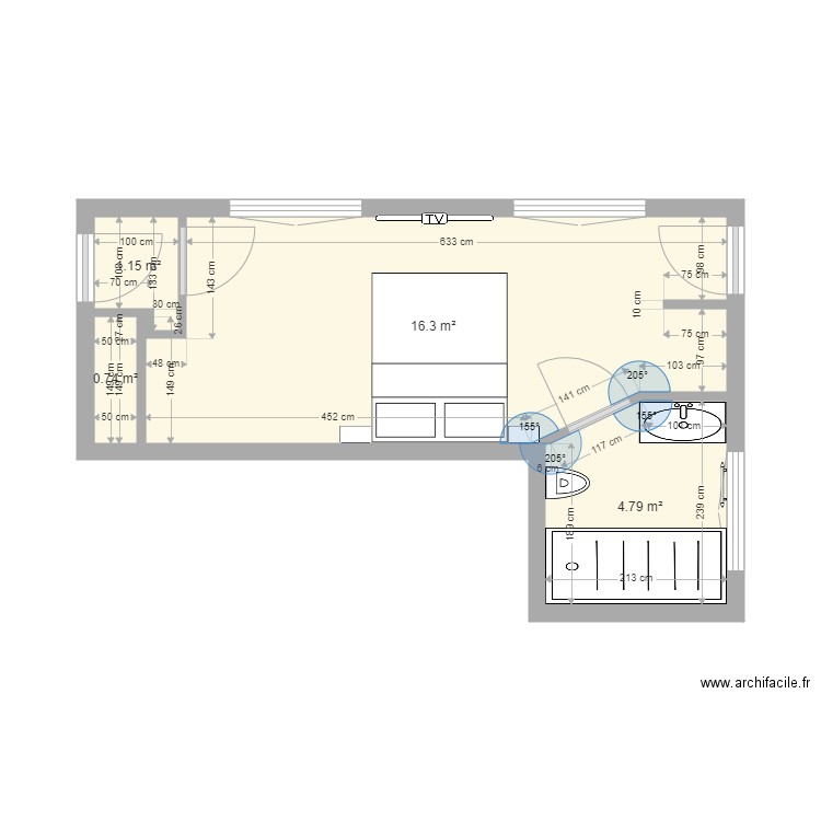 Chambre Léa Future V1. Plan de 0 pièce et 0 m2