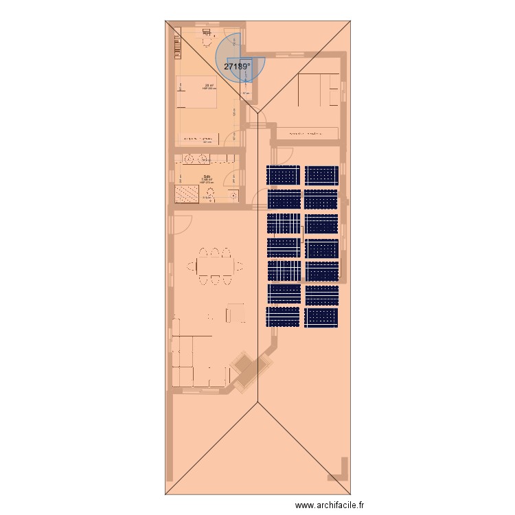 Μαρμαρι v5 toit. Plan de 0 pièce et 0 m2