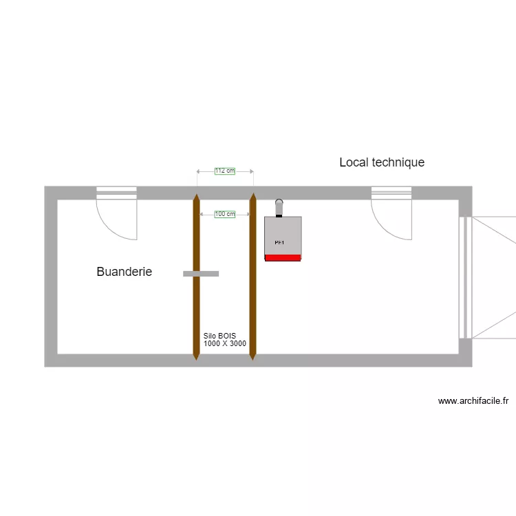 Cupillard silo Bâti. Plan de Cupillard silo Bâti. Plan de