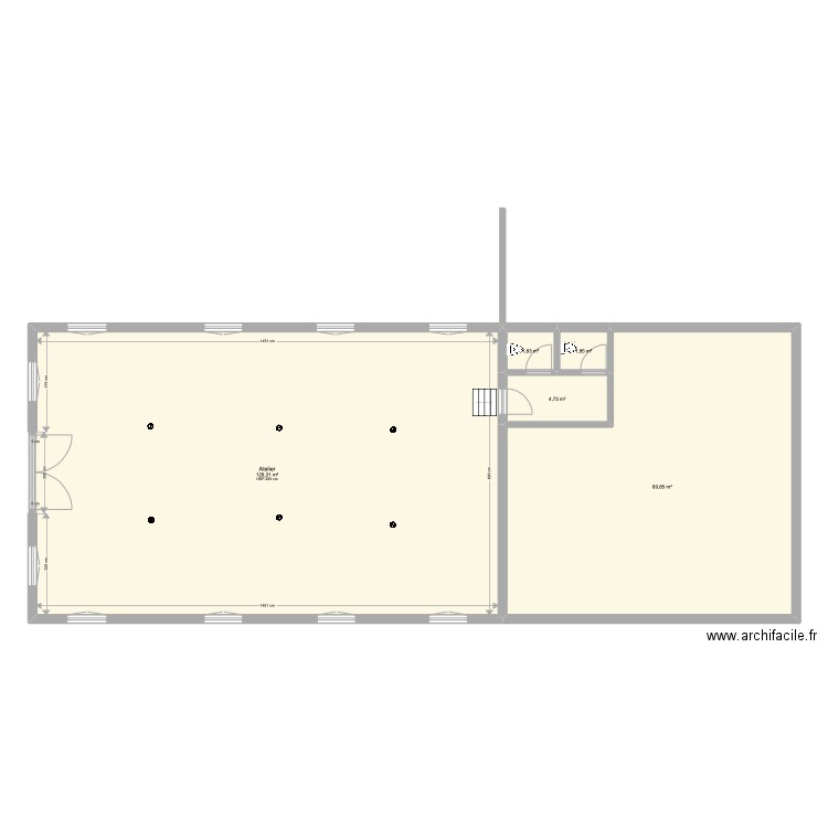 meca 5 dim colonne 2. Plan de 0 pièce et 0 m2