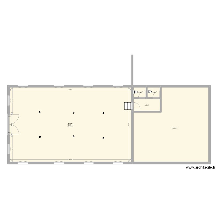 meca 5 dim colonne 2. Plan de 12 pièces et -107 m2