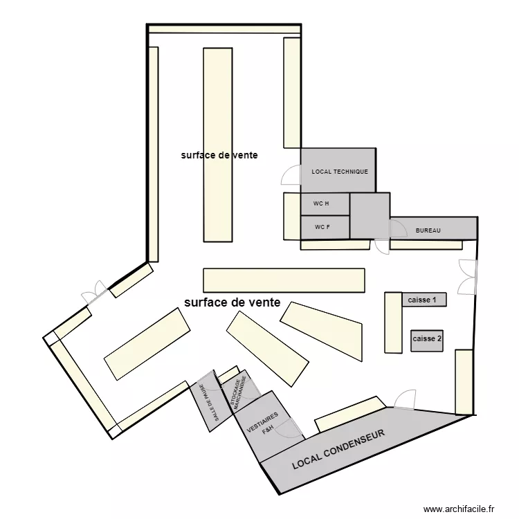 REGAUDIS 13. Plan de 