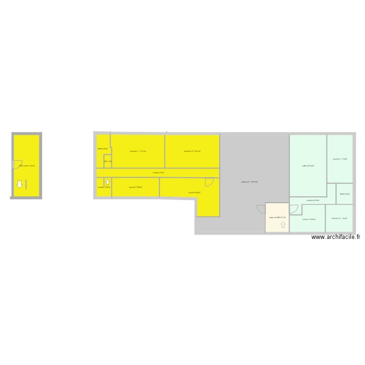 1er etage  mehmet immeuble AUTUN. Plan de 0 pièce et 0 m2