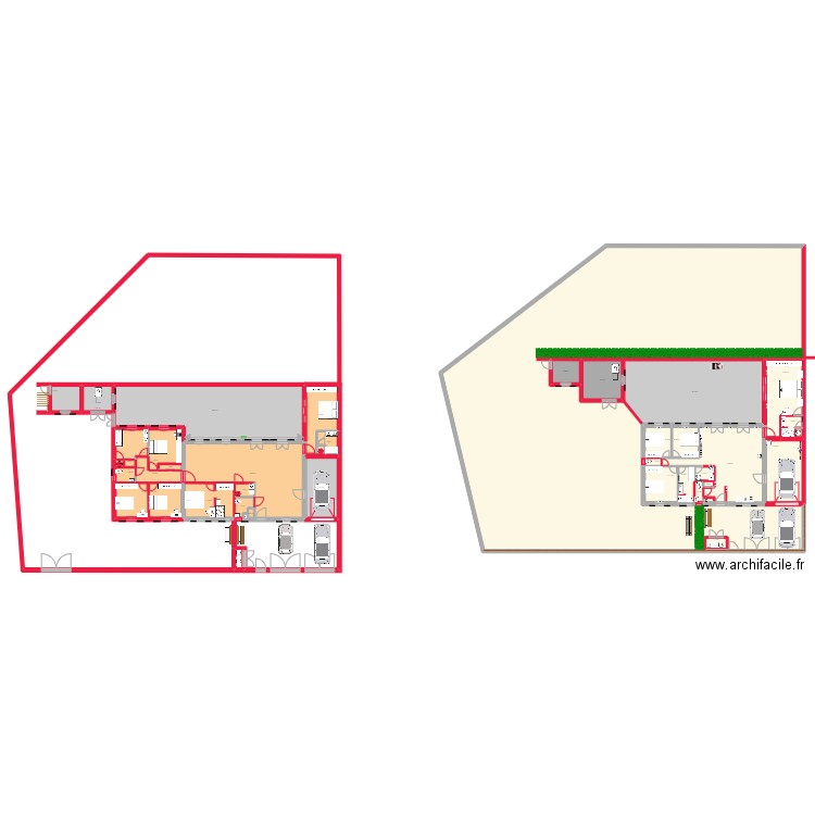 Zébulon 2. Plan de 39 pièces et -1291 m2